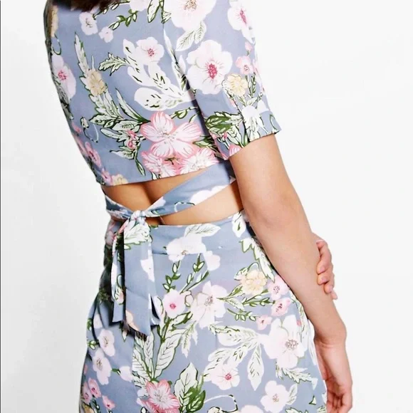 Boohoo Floral Co Ord Set - Picture 2 of 4